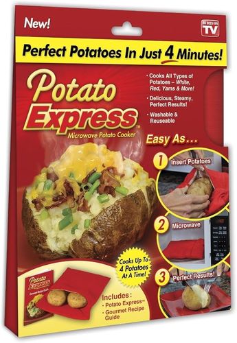 שקית לבישול תפוחי אדמה במיקרוגל | Potato Express