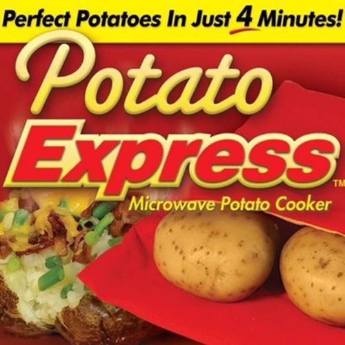 שקית לבישול תפוחי אדמה במיקרוגל | Potato Express