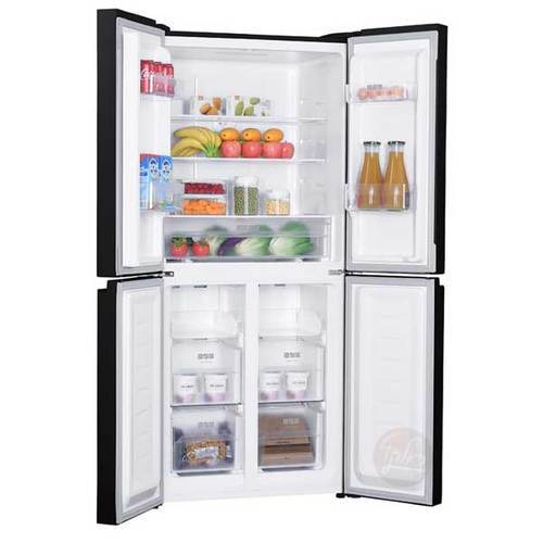 מקרר 4 דלתות 421 ליטר Sharp SJ-8430SLID נירו' מושחרת שארפ