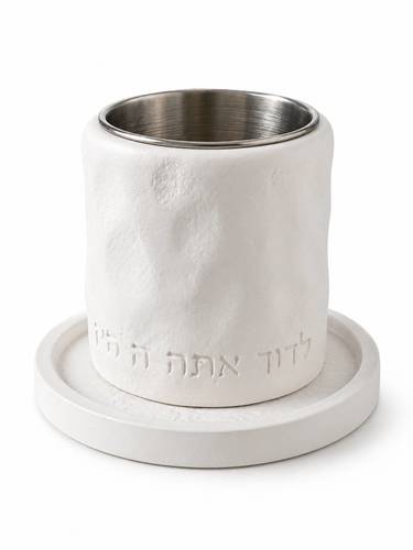 מעמד נר בטון עגול