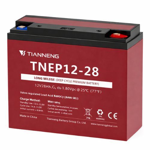 מצבר אטום פריקה עמוקה - TNEP 12V 28Ah 
