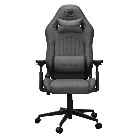 כיסא גיימינג חברת COUGAR דגם EXPLORE Fabric Jet Gray - אפור