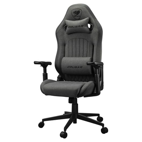 כיסא גיימינג חברת COUGAR דגם EXPLORE Fabric Jet Gray - אפור