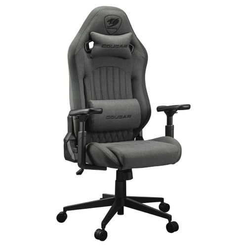כיסא גיימינג חברת COUGAR דגם EXPLORE Fabric Jet Gray - אפור