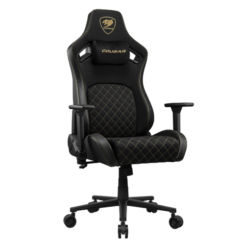 כיסא גיימינג Cougar DEFENSOR gold F - זהב שחור