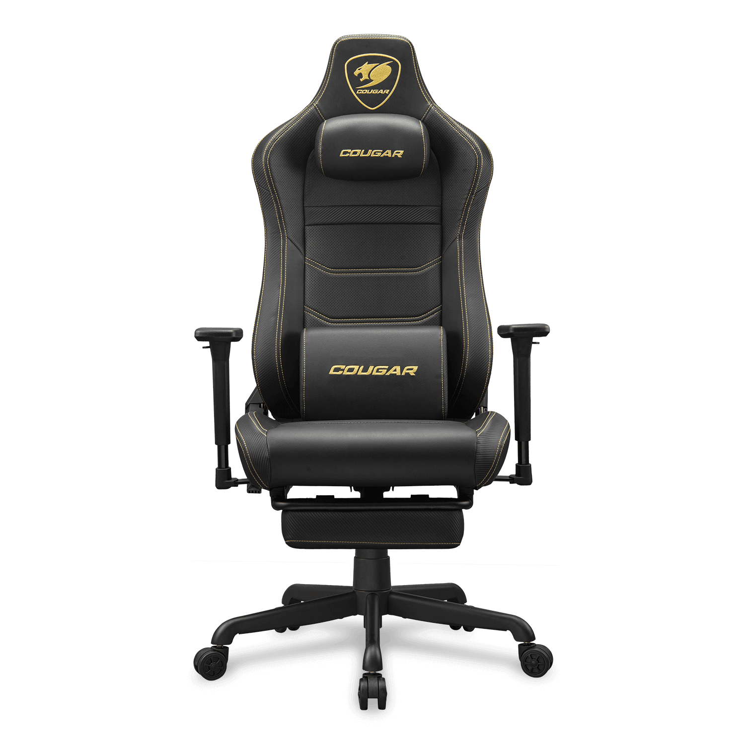כיסא גיימינג חברת COUGAR דגם Armor Evo-S Gold gaming chair - שחור וזהב