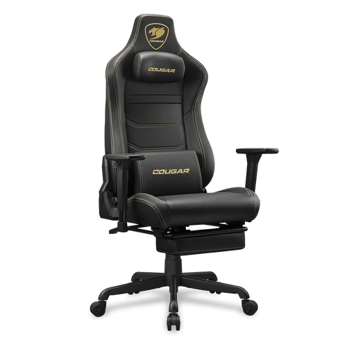 כיסא גיימינג חברת COUGAR דגם Armor Evo-S Gold gaming chair - שחור וזהב