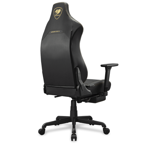 כיסא גיימינג חברת COUGAR דגם Armor Evo-S Gold gaming chair - שחור וזהב