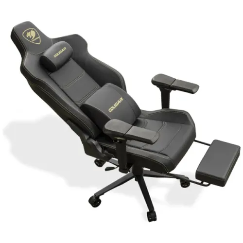 כיסא גיימינג חברת COUGAR דגם Armor Evo-M Gold gaming chair - שחור וזהב