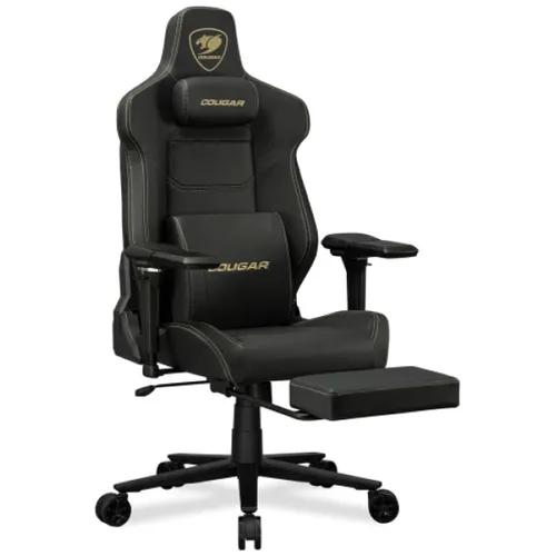 כיסא גיימינג חברת COUGAR דגם Armor Evo-M Gold gaming chair - שחור וזהב