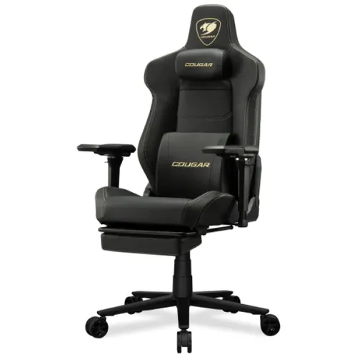 כיסא גיימינג חברת COUGAR דגם Armor Evo-M Gold gaming chair - שחור וזהב