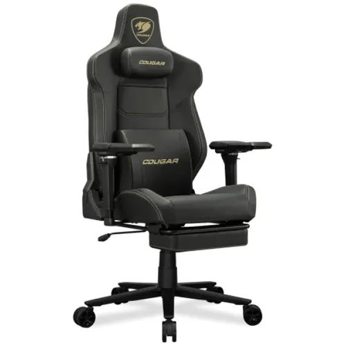 כיסא גיימינג חברת COUGAR דגם Armor Evo-M Gold gaming chair - שחור וזהב