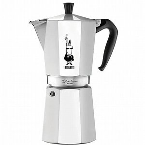 מקינטה 18 כוסות Bialetti Moka Express - צבע כסוף