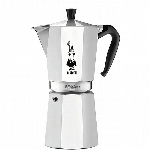 מקינטה 12 כוסות Bialetti Moka Express - צבע כסוף