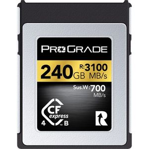 כרטיס זיכרון ProGrade 240GB CFexpress 4.0 Type B Gold 
