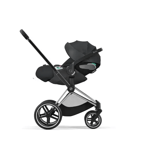 עגלה משולבת Priam 4 לתינוק Sepia Black שלדה שחור מט Cybex