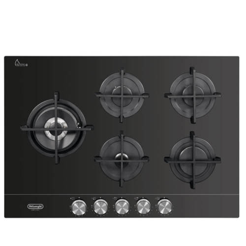 כיריים גז  דלונגי זכוכית שחור DELONGHI דגם DGH4175GN