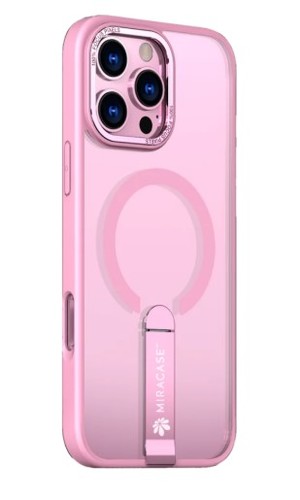 כיסוי ורוד עבור Miracase Mirastand iPhone 16 Pro