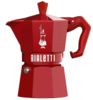מקינטה Bialetti Moka Exclusive ל-3 כוסות אדום