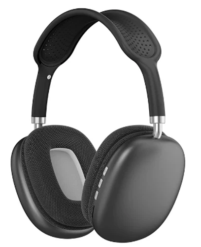 אוזניות מוסיקה Bluetooth מעוצבות P9 Pro Max - שחור