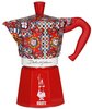 מקינטה 6 כוסות Bialetti Moka Express - מהדורת Dolce & Gabbana - אדום