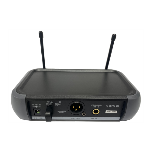 מקלט מקצועי בודד ללא מיקרופונים 501.4MHz