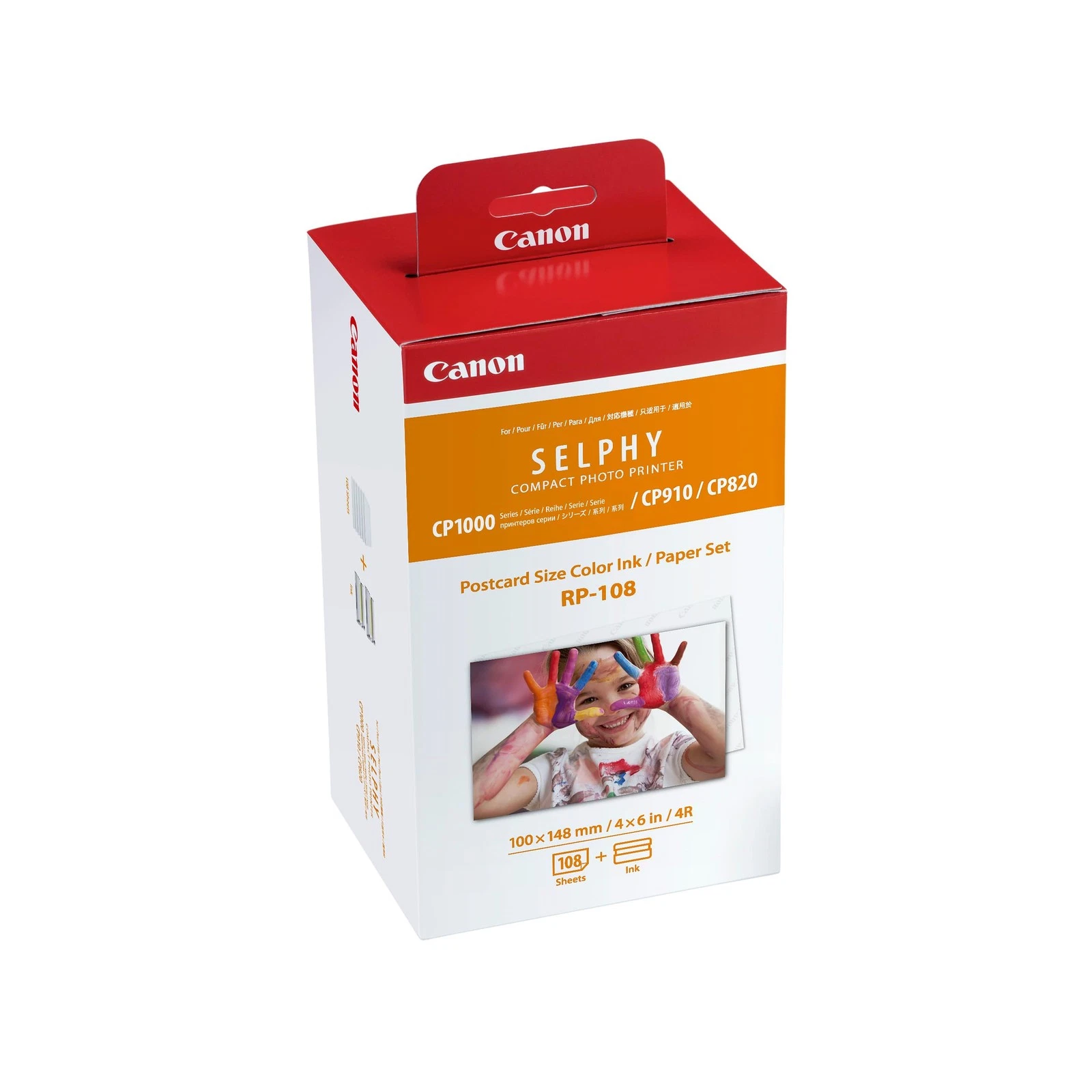 Canon RP-108 Colour Ink + 108 Sheets Paper Set 