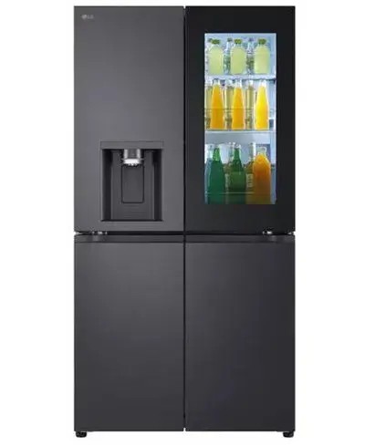 מקרר 4 דלתות LG GR730BINS שחור מט