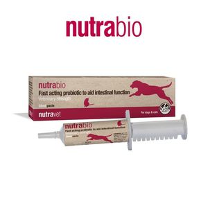 נוטרה ביו NutraBio משחת פרוביוטיקה מהירת פעולה למערכת העיכול לכלבים וחתולים 20 מ"ל- נוטרה-וט
