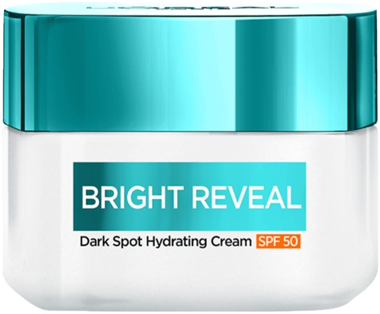 Loreal Bright Reveal Dark Spot Hydrating Cream SPF50 50ML לוריאל ברייט רוויל קרם לחות