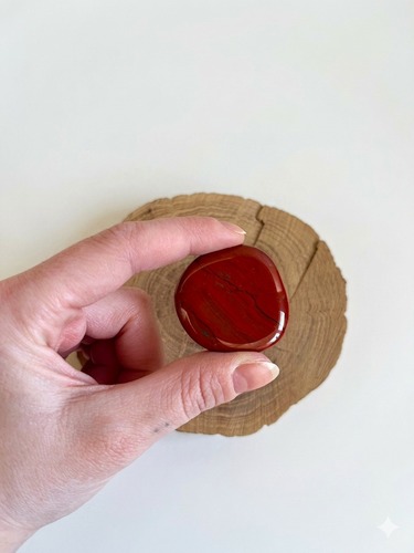 תרפי סטון ג'ספר אדומה RED JASPER THERAPY STONE