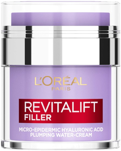 Loreal Revitalift Filler Plumping Water Cream 50ML לוריאל רוויטליפט פילר קרם ג'ל להשבת נפח