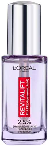 Loreal Revitalift Filler 2.5% Hyaluronic Acid + Caffeine Eye Serum 20ML לוריאל רוויטליפט פילר סרום עיניים