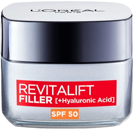 Loreal Revitalift Filler SPF50 Cream 50ML לוריאל רוויטליפט פילר קרם להשבת נפח