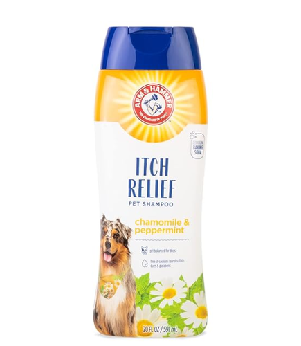 שמפו להרגעת גירודים לכלבים – Arm & Hammer קמומיל ונענע 591 מ