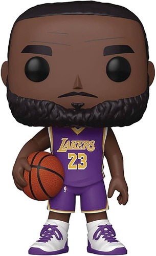 בובת פופ כדורסל גדולה: NBA לוס אנג'לס לייקרס - לברון ג'יימס (ג'רזי סגולה) (25 ס
