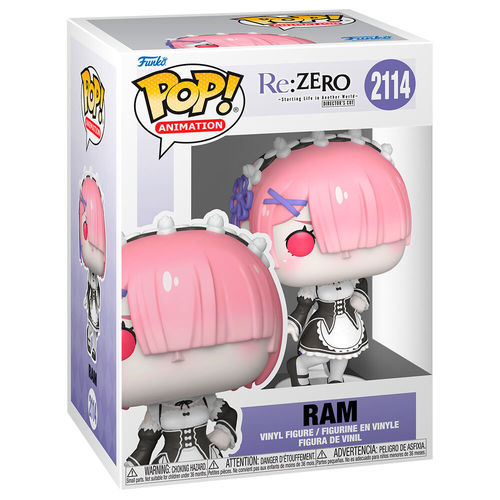 בובת פופ אנימה: ריזירו - ראם - Funko POP! Anime: Re: Zero - Starting Life in Another World - Ram #2114