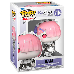בובת פופ אנימה: ריזירו - ראם - Funko POP! Anime: Re: Zero - Starting Life in Another World - Ram #2114
