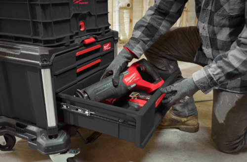 ארגז 3 מגירות 2 מגירות + מגירה עמוקה Milwaukee PACKOUT 