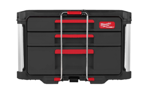 ארגז 3 מגירות 2 מגירות + מגירה עמוקה Milwaukee PACKOUT 