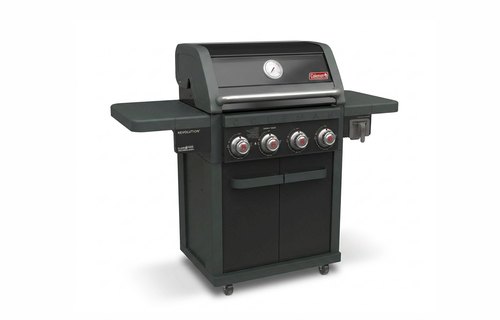 גריל גז קולמן רבולושן Coleman Revolution שחור 4 מבערים מדפים מתקפלים 