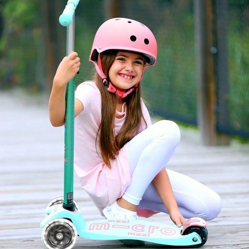 קורקינט מקסי מיקרו דלוקס לד Maxi Deluxe Led מנטה