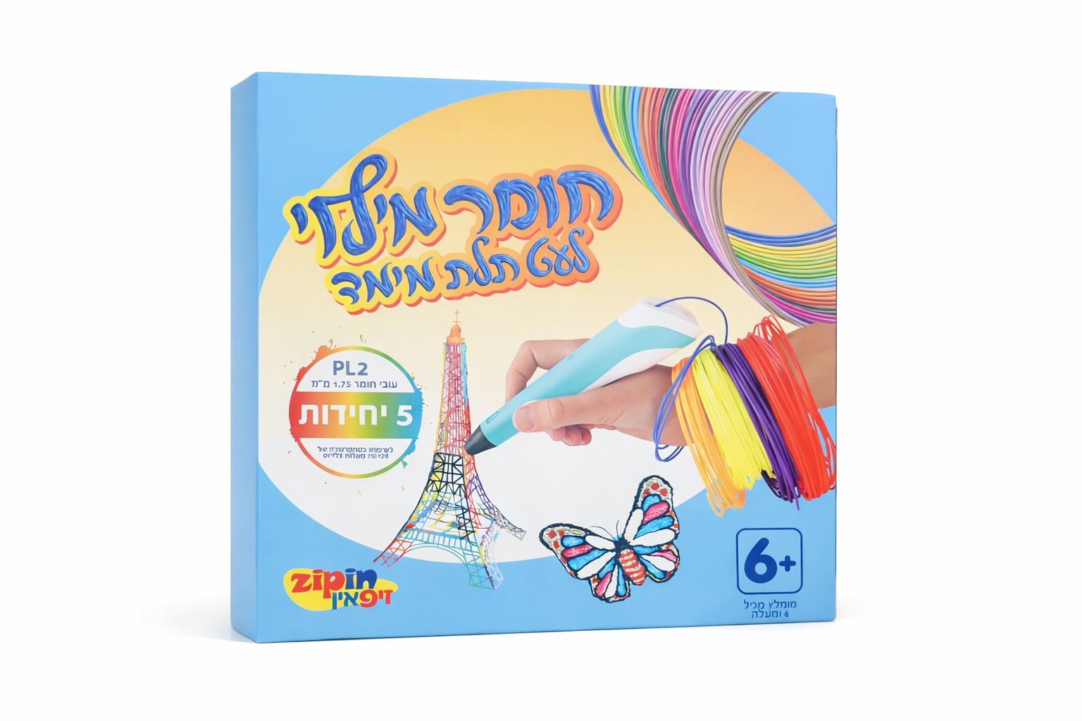 חומר מילוי לעט תלת מימד 