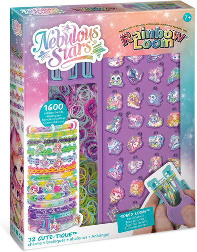 ערכת יצירה Rainbow Loom עם למעלה מ 1600 גומיות ו 32 חרוזי צ'ארם 5