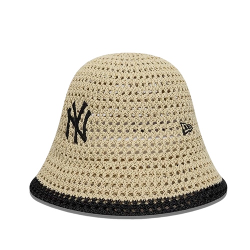 כובע NEW ERA לנשים בגוון קש טבעי