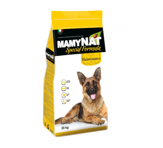 אוכל לכלבים מסוג MamyNat Special Formula עוף 20 ק"ג