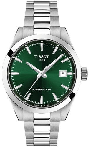 Tissot T1658071109100 Gentleman 38mm Powermatic 80 גברים חדש