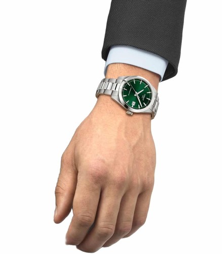 Tissot T1658071109100 Gentleman 38mm Powermatic 80 גברים חדש