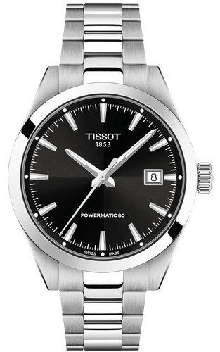 Tissot T1658071105100 Gentleman 38mm Powermatic 80 גברים חדש