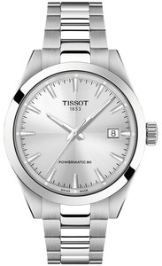 Tissot T1658071103100 Gentleman 38mm Powermatic 80 גברים חדש